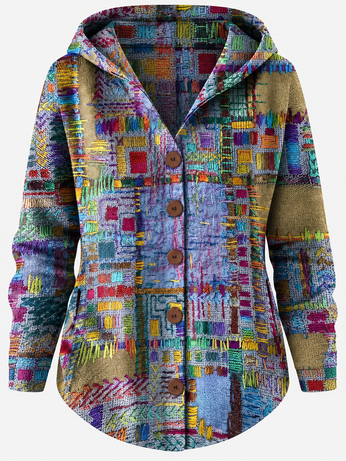 Women's Cosy Artistic Knit Long Cardigan