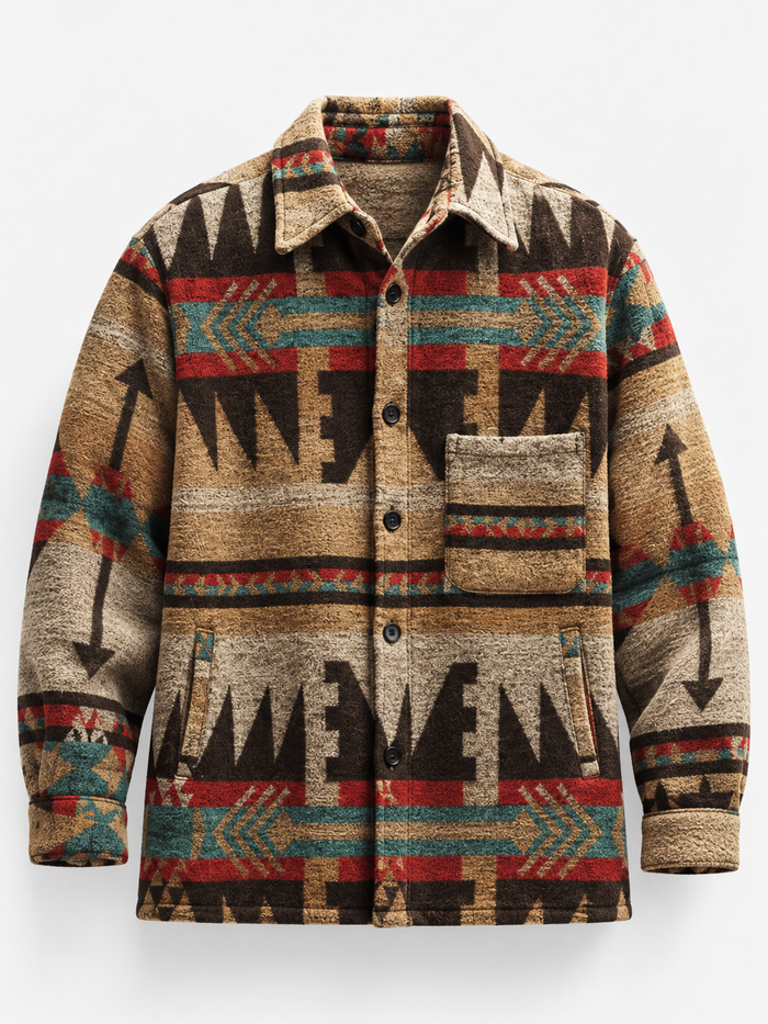 Men's Warm Textured Classic Jacket