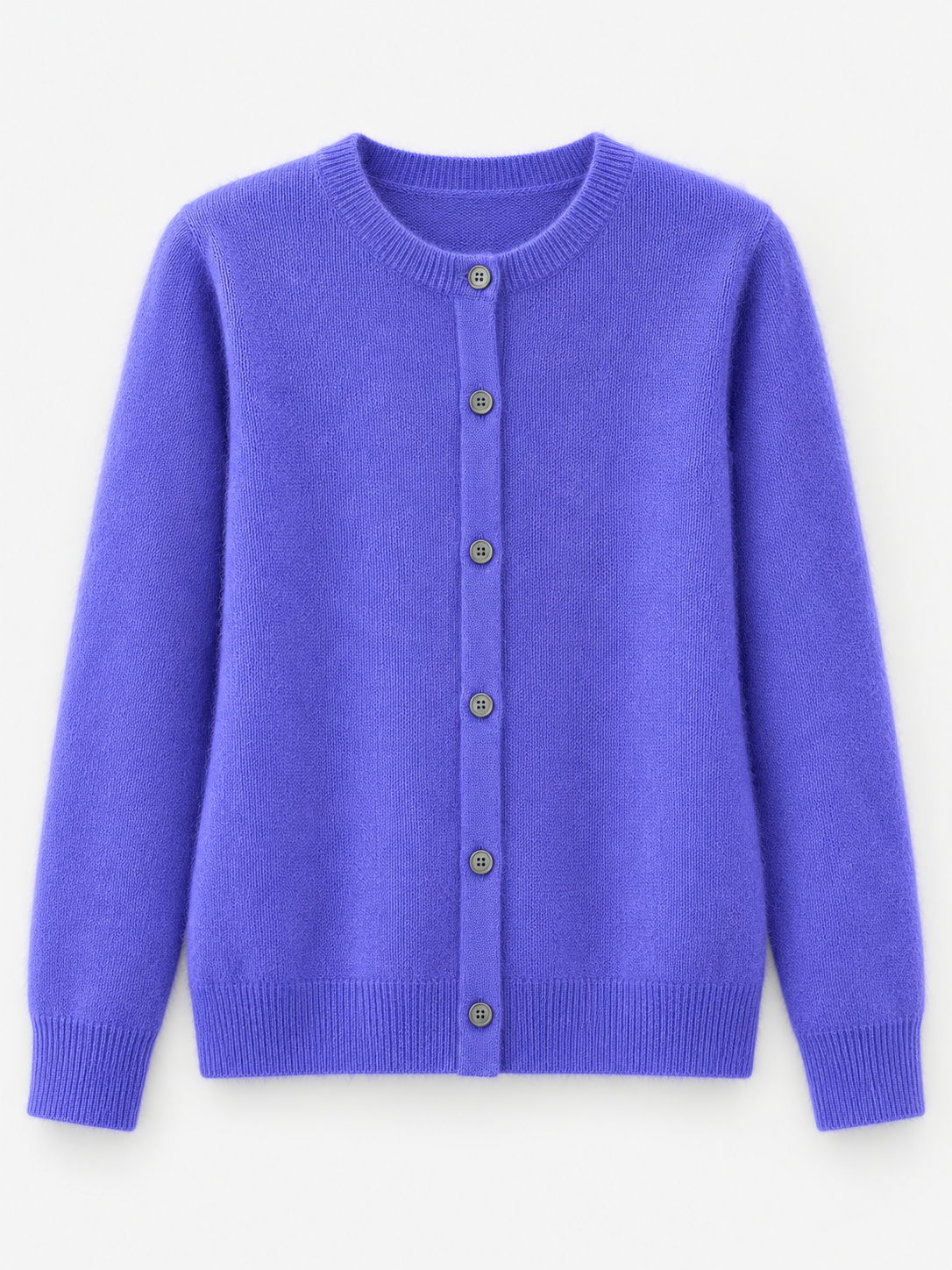Women's Soft Knit Crew Neck Cardigan - dark blue product
