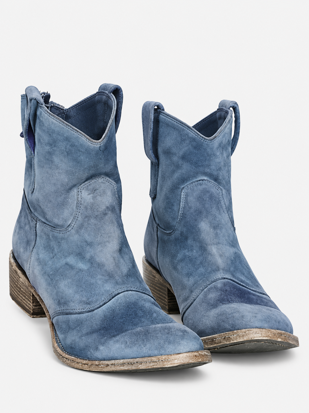 Women's Pointed Toe Ankle Boots - blue product