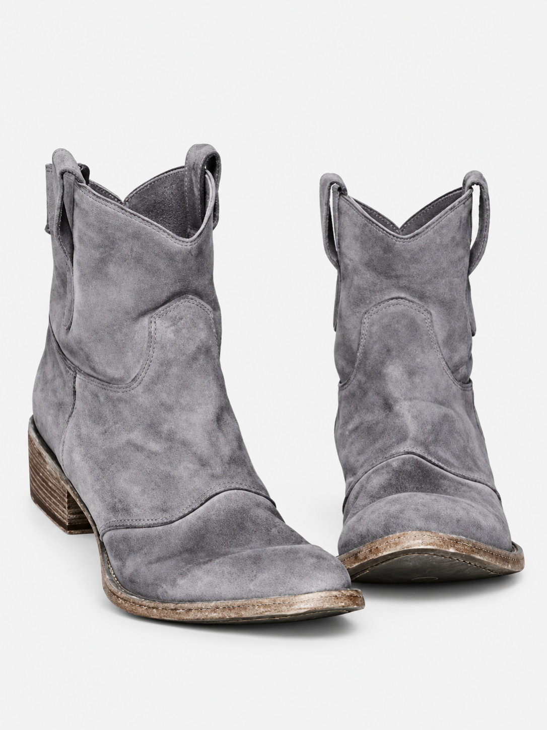 Women's Pointed Toe Ankle Boots - grey product