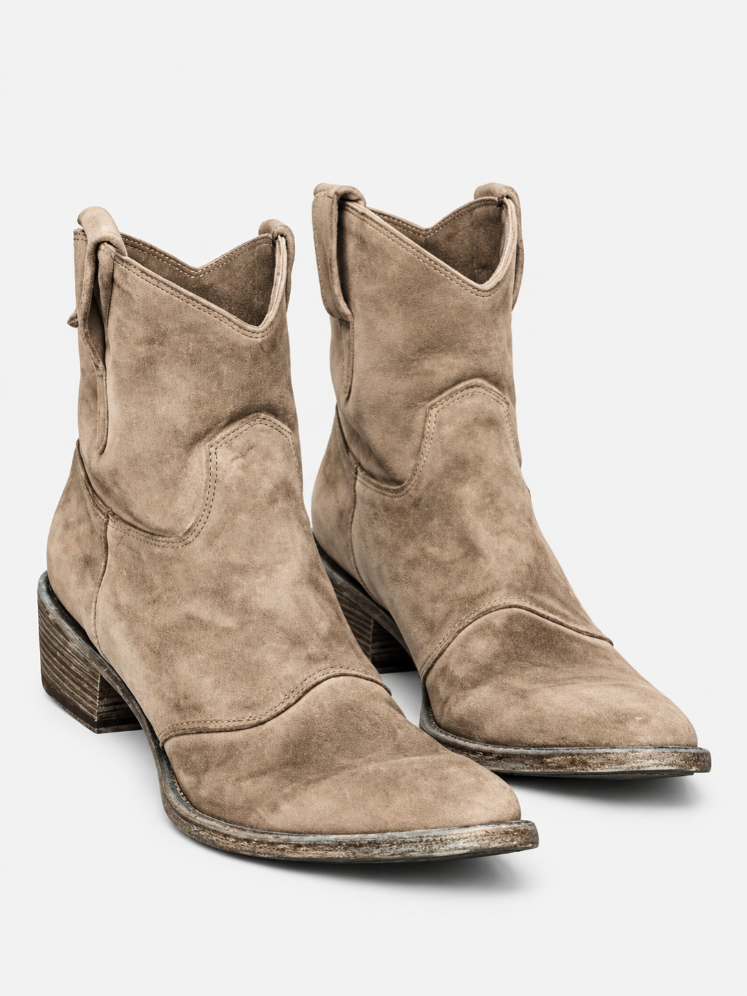 Women's Pointed Toe Ankle Boots - taupe product
