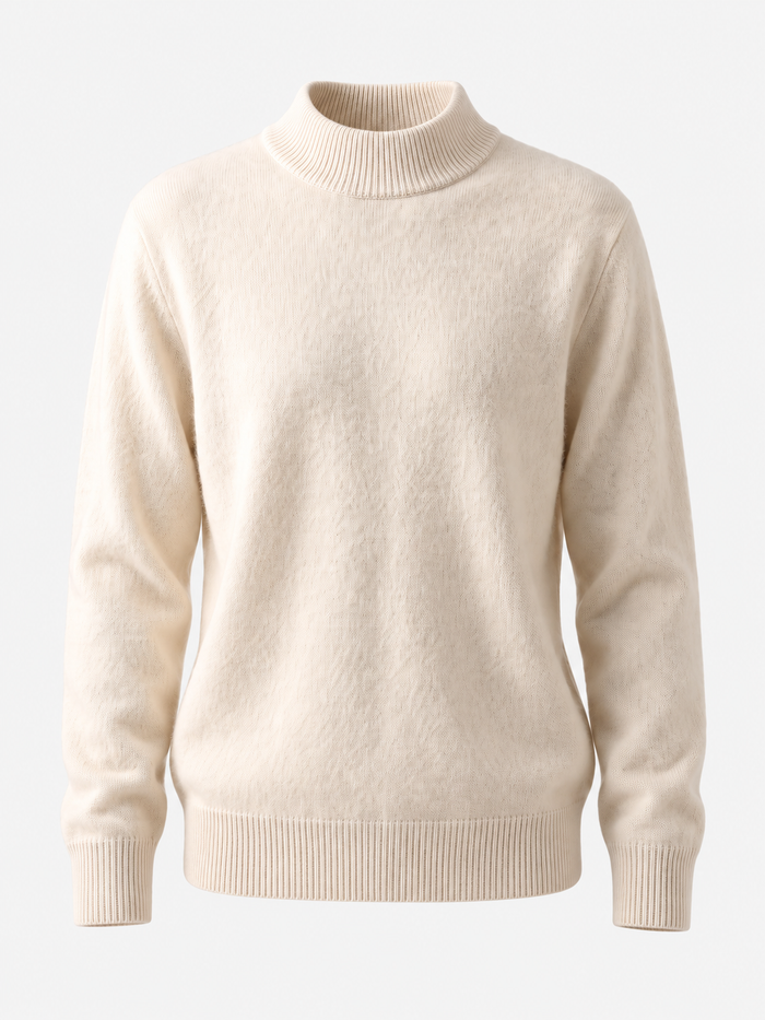 Women's Soft Knit Mock Neck Jumper