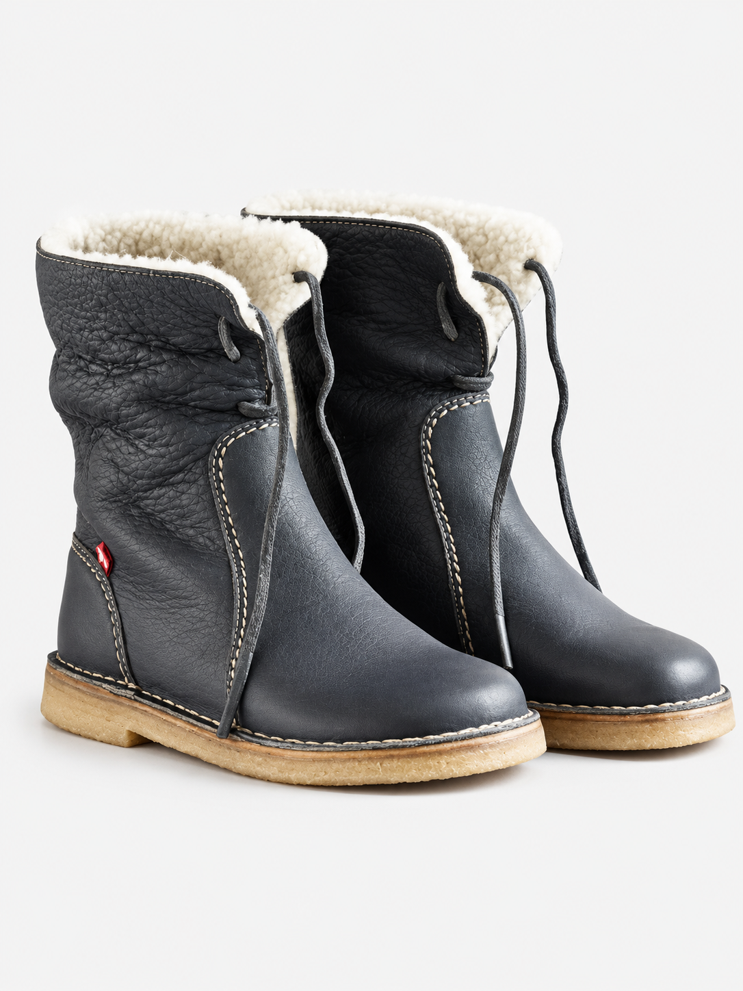 Women's Winter Warm Lined Snow Boots - black product