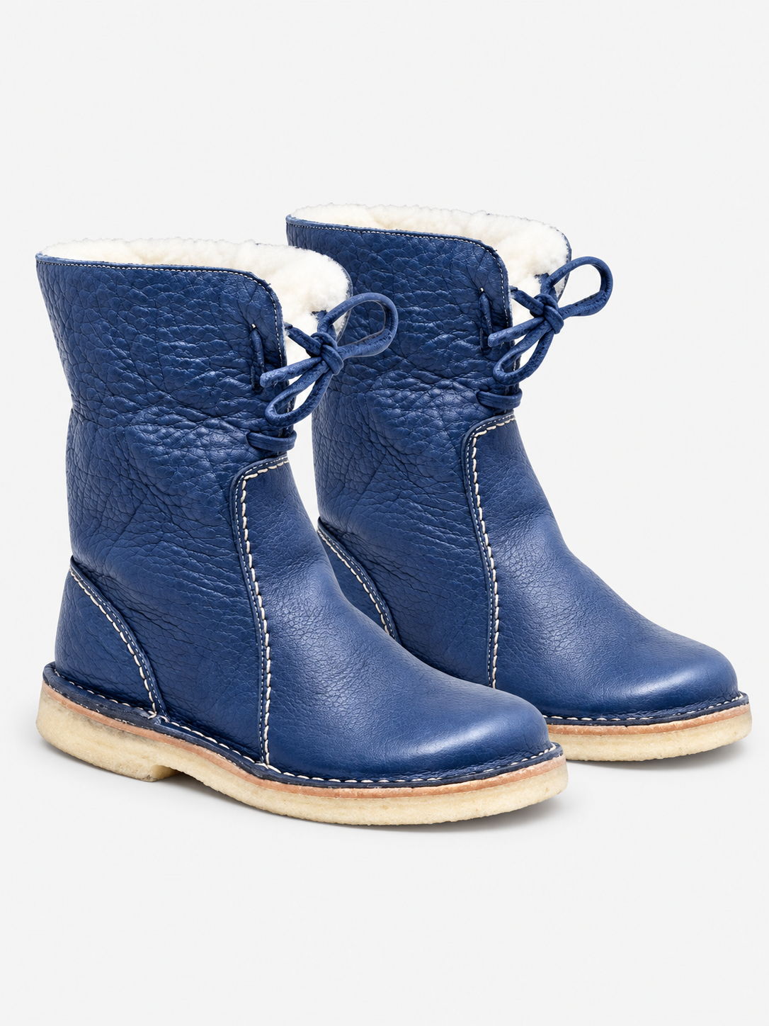 Women's Winter Warm Lined Snow Boots - blue product