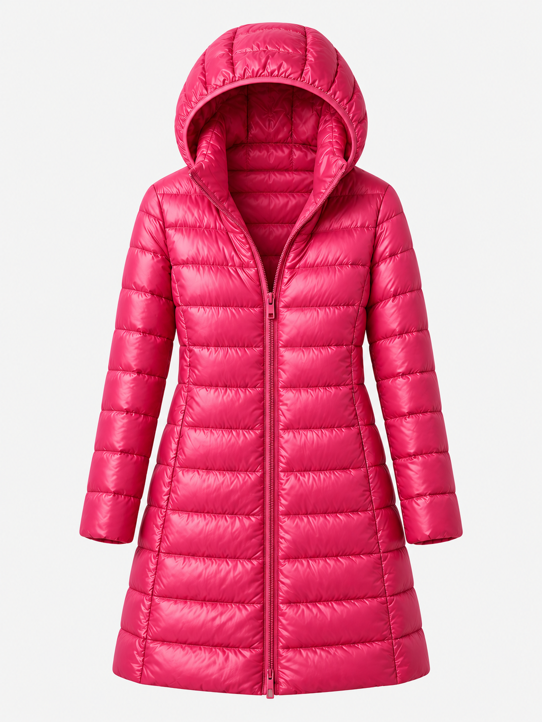 Women's Winter Warm Ultralight Puffer Jacket - burgundy product