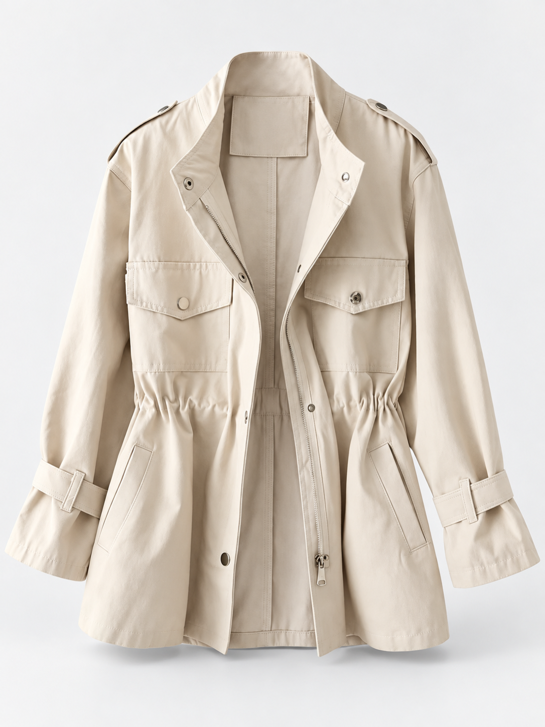 Women's Timeless Tailored Coat - cream product