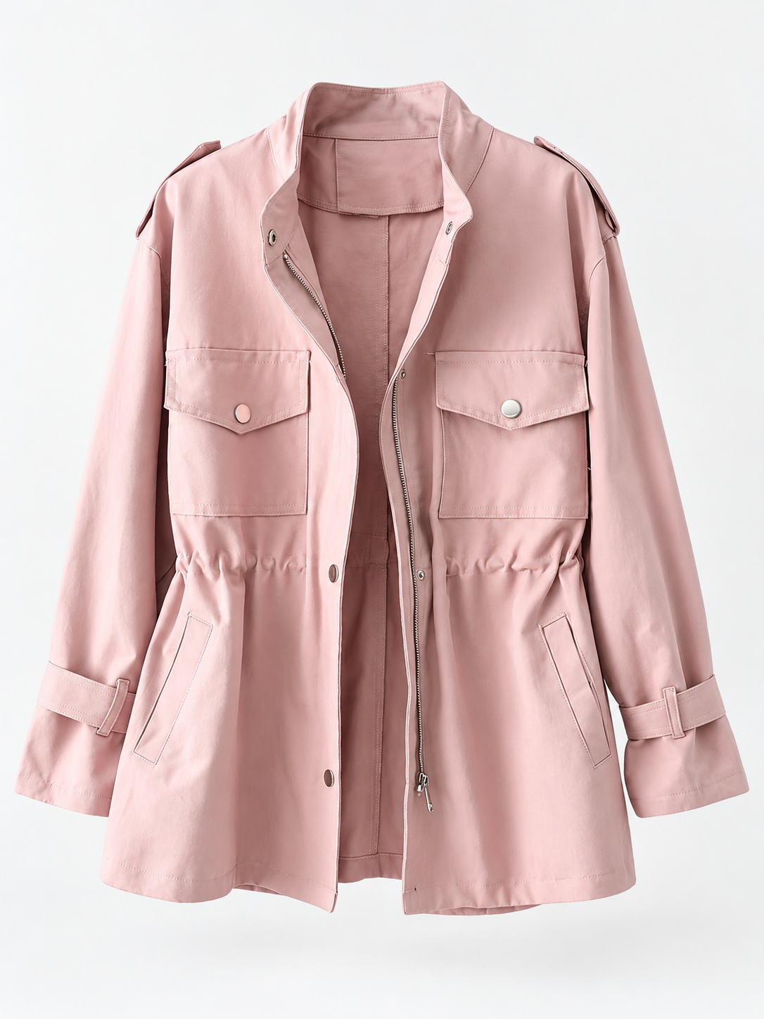 Women's Timeless Tailored Coat - pink product